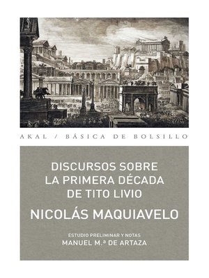 cover image of Discursos sobre la primera década de Tito Livio